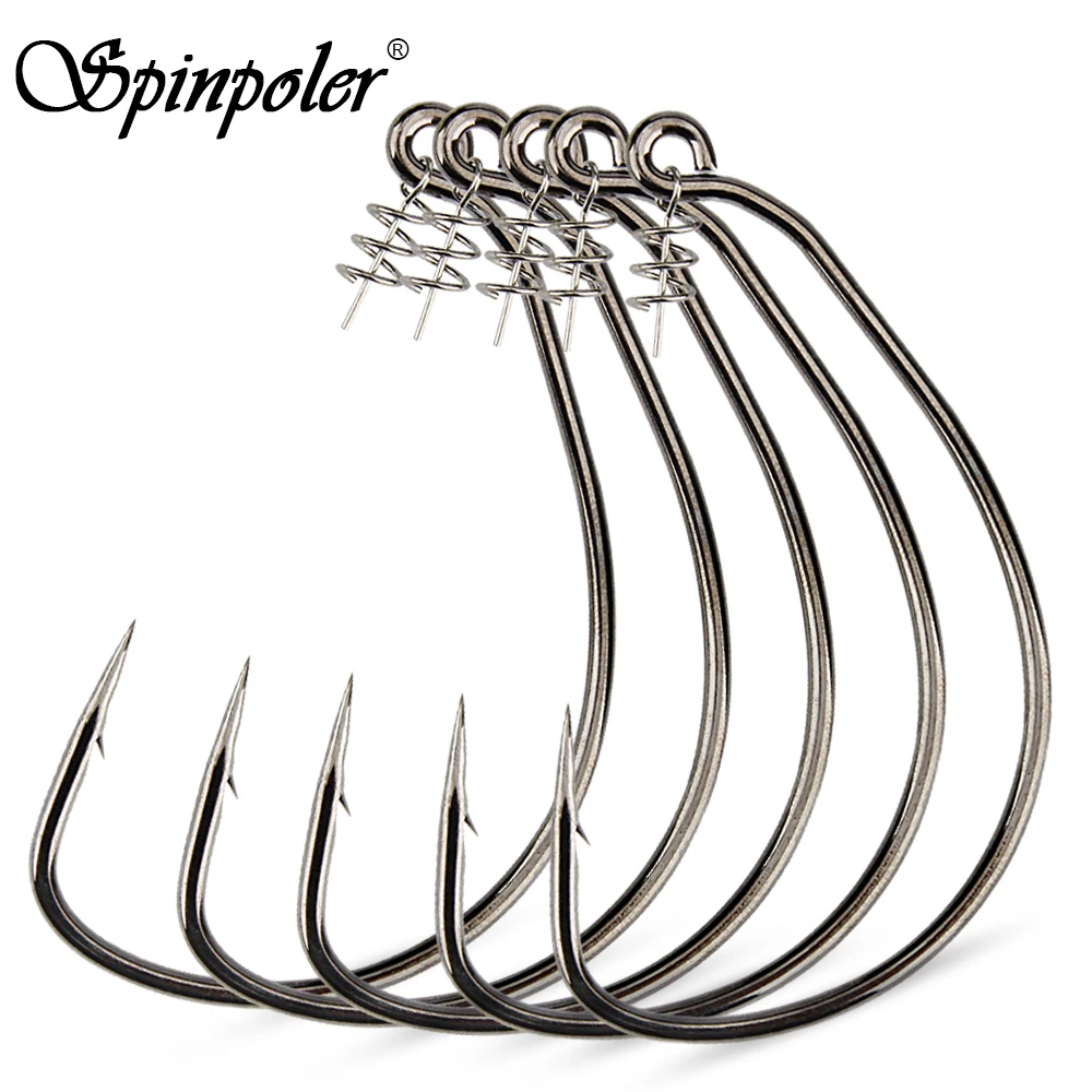 Spinpoler Raptor Swimbait-Haken Unverhakbare Rigging-Ausrüstung 3X Stark 5/0 7/0 10/0 Weicher Kunststoff-Wurmhaken für Salzwasser- und Süßwasser-Angeln