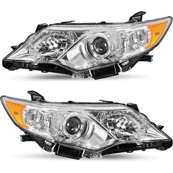 1 Pair 2X Headlight Head Light for Toyota Camry 2012 2013 2014 Without Light