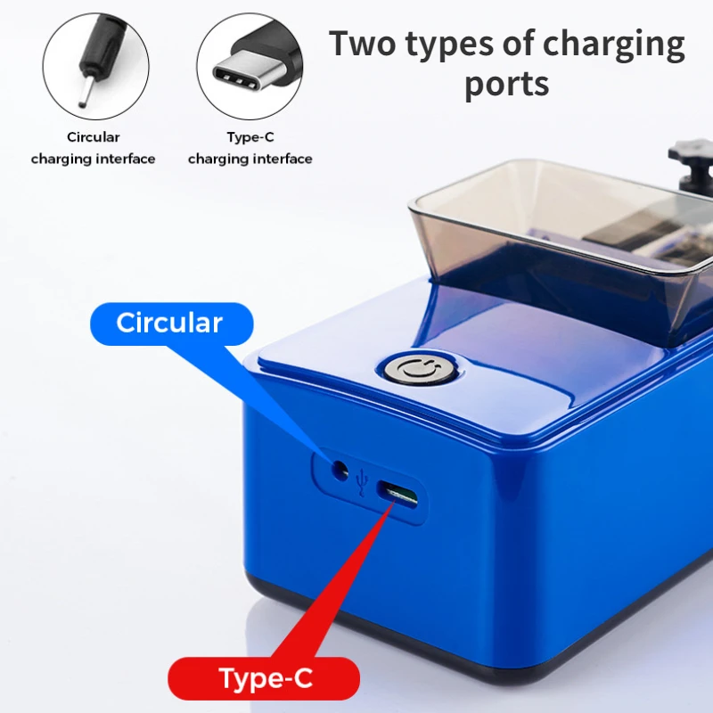 6.5/8mm Tube Electric Cigarette Rolling Machine Cigarette Roller Mini Automatic Tobacco Filling Injector DIY Smoking Accessories