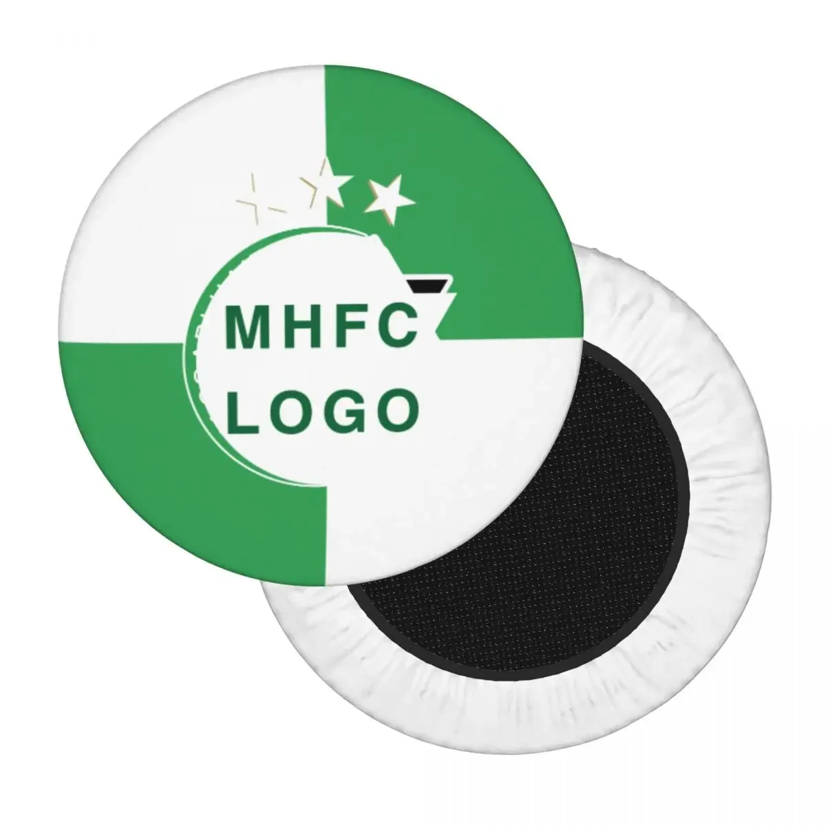 Israel Maccabi Haifa F.C MHFC Champion Round Chair Cover Removable Stool Cover Solid Seat Cushion Protector