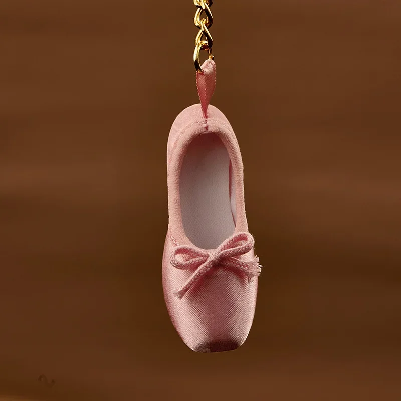 Mini chaussures de danse de Ballet, bibelots faits à la main, chaussures à Pointe, sacs, pendentifs, porte-clés, accessoires