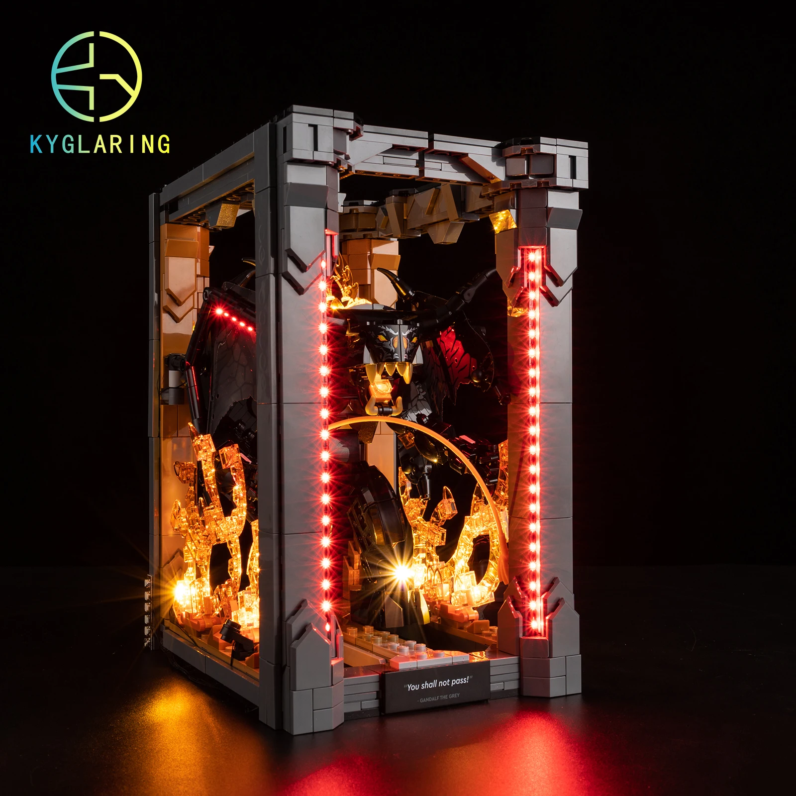 

Комплект светодиодных фонарей Kyglaring для Balrog Book Nook 10367, набор освещения, игрушки «сделай сам» (строительные блоки в комплект не входят)