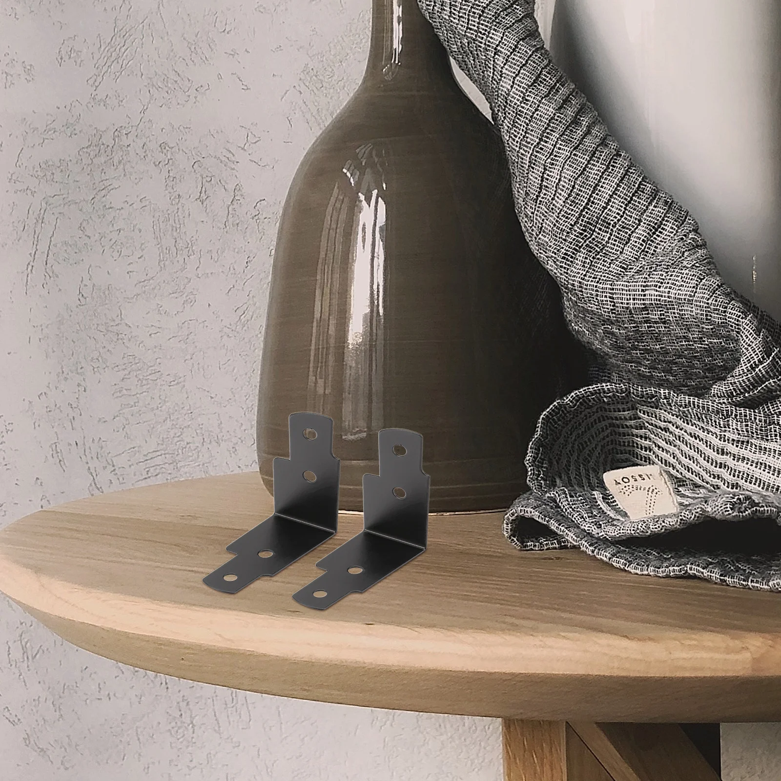 

4Pcs Metal Corner Brackets Iron Vintage Luggage Jewelry Box Leg Protectors Wood Case Feet Furniture Corner Protection