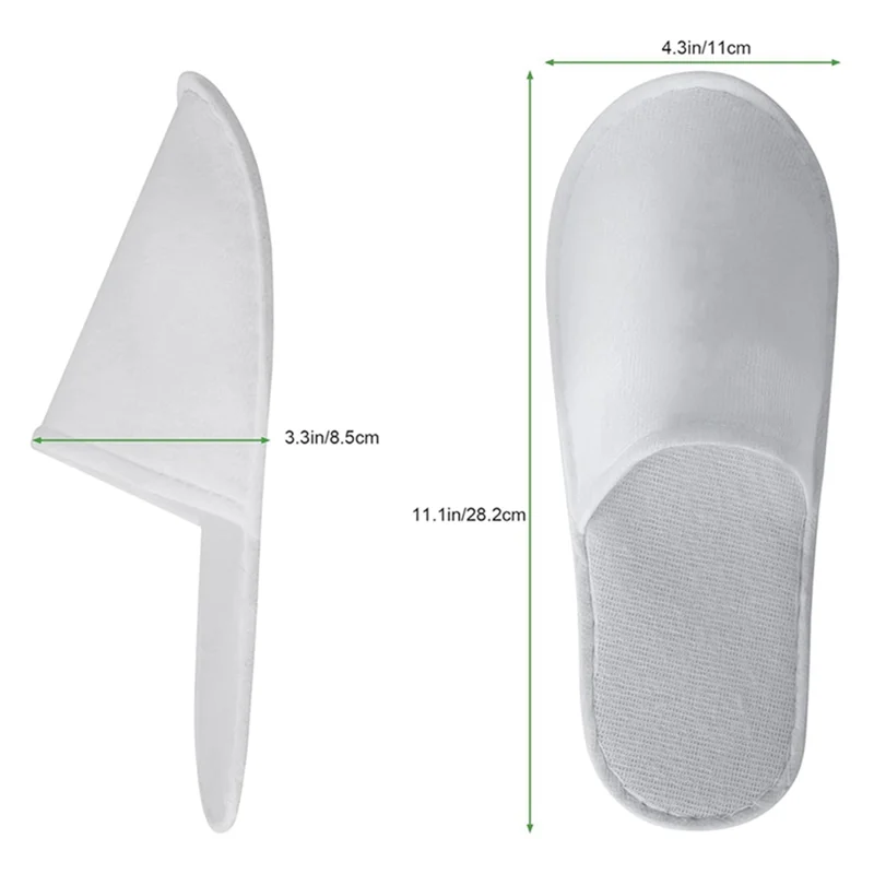 

Массовые тапочки для отеля, спа-путешествий, бездуговые домашние-30 пар одноразовых тапочек с сумкой для гостей