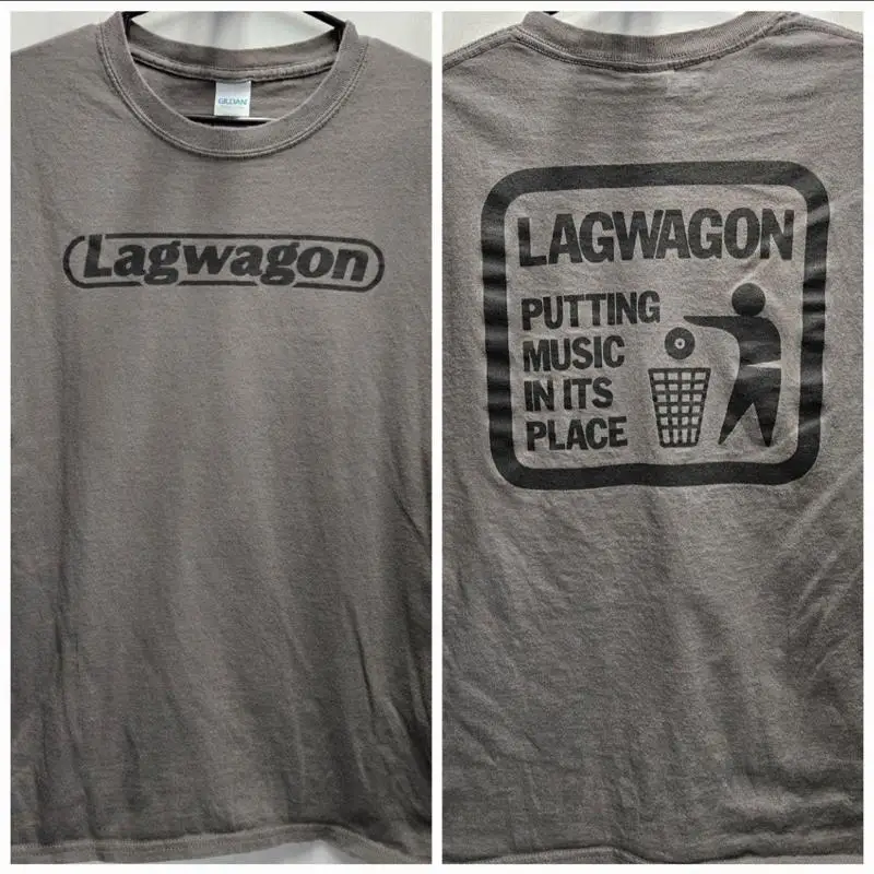 LAGWAGON Punk-Rockband-Grafik-T-Shirt, großes Unisex-Musikkonzert für Herren