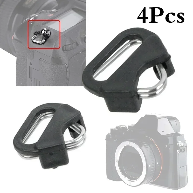 4PCS Belt Hook Camera Shoulder Strap Triangle Split Ring Replacement For Fujifilm Olympus Pentax Camera Buckle Accessories