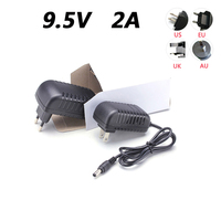 DC L-type Orifice 9.5V 2A DC Power Adapter 9.5V 2000mA Power Supply Input AC100 240V 3.5*1.35mm Power Transformer