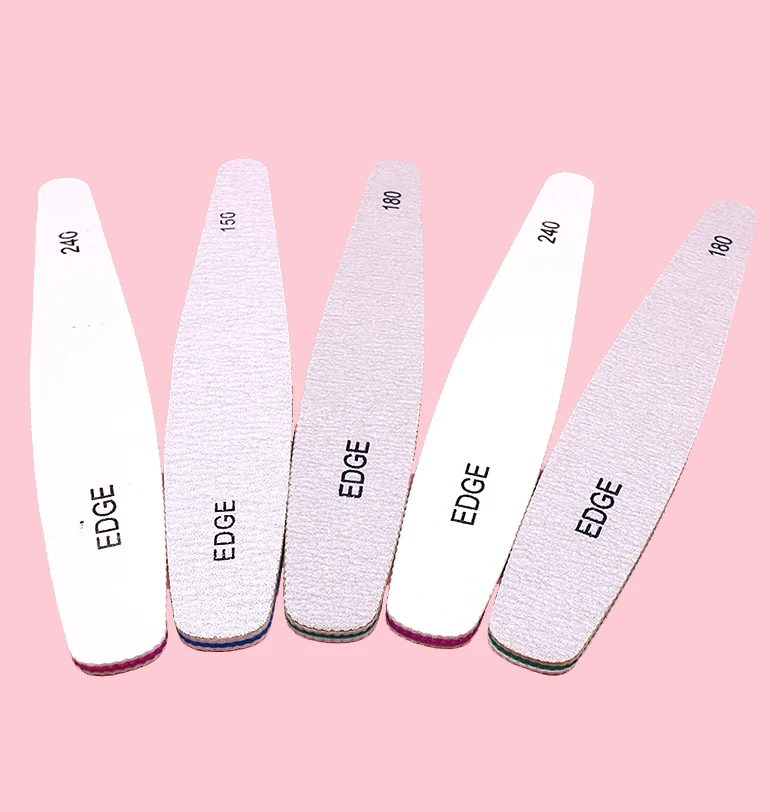 

5pcs Diamond Style Nail Files 150/180/240 Double-Sided Grit Dust-Free Sanding & Shaping Salon-Ready Emery Boards Kit