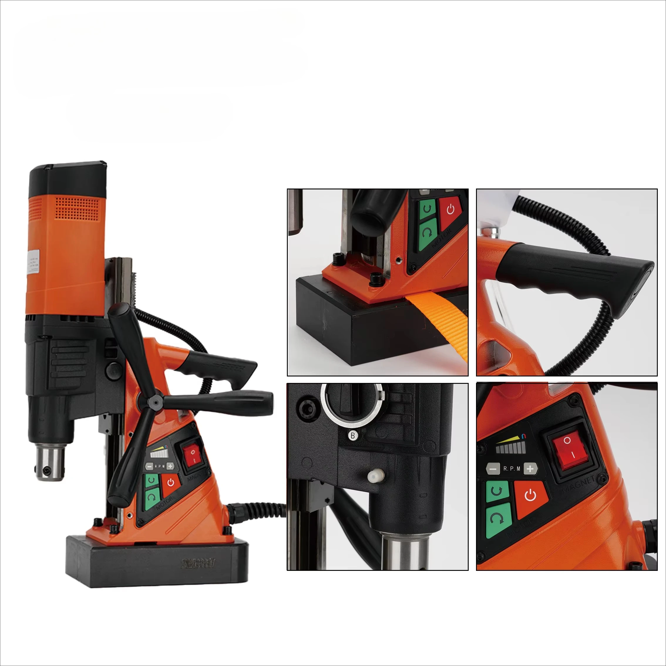 Portable Electric Magnet Drill Machine New Condition for Industrial Metal Drilling Projects Power Tools