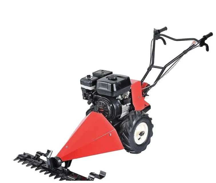 120cm Width Cutting Mower / Self-propelled Gasoline Grass Trimmer Sickle Scythe Lawn Mower