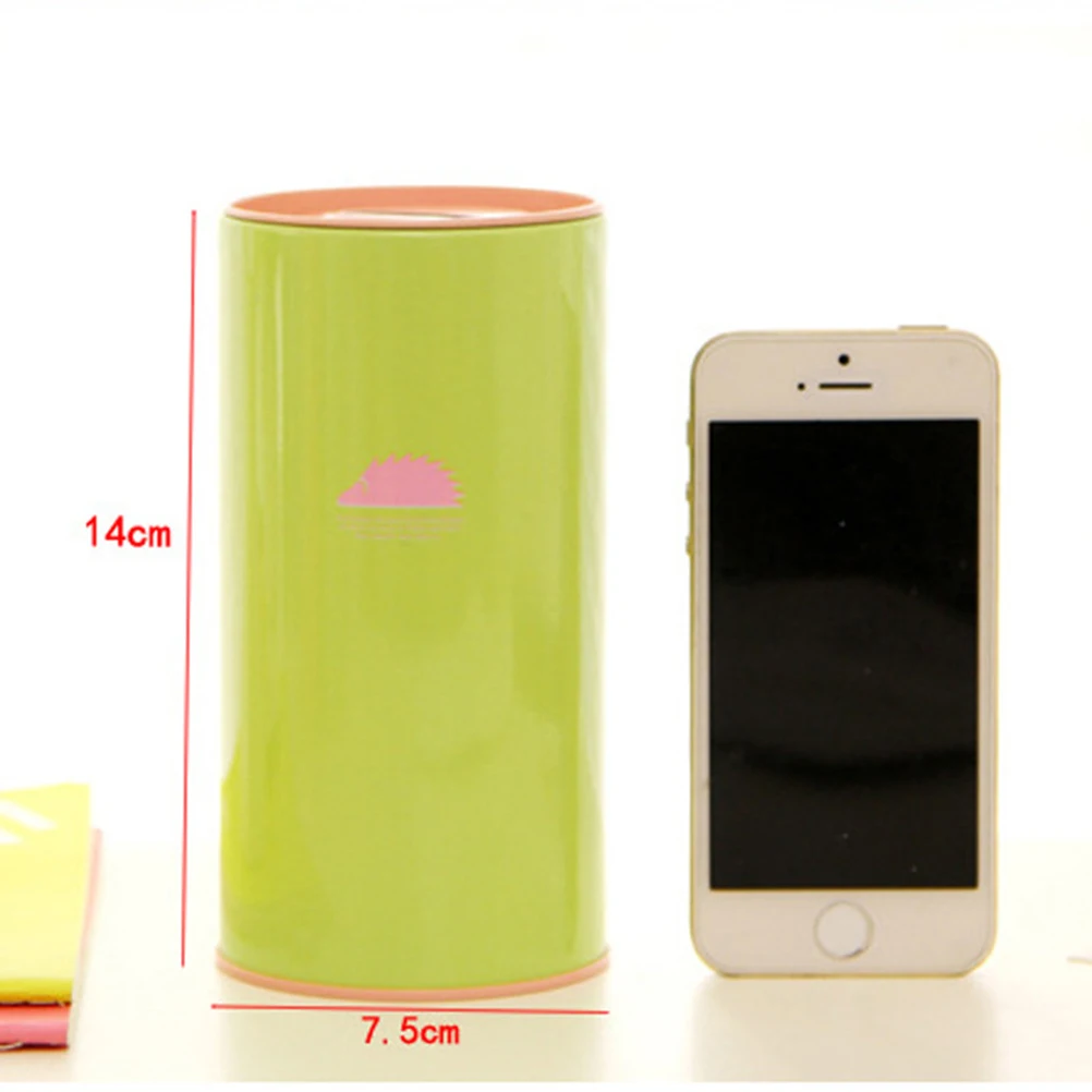 

Piggy Bank Pen Holder Moneybox Banks Safe for Paver Kids Cartoon Coin Saving Jar Container Cash Tin Child