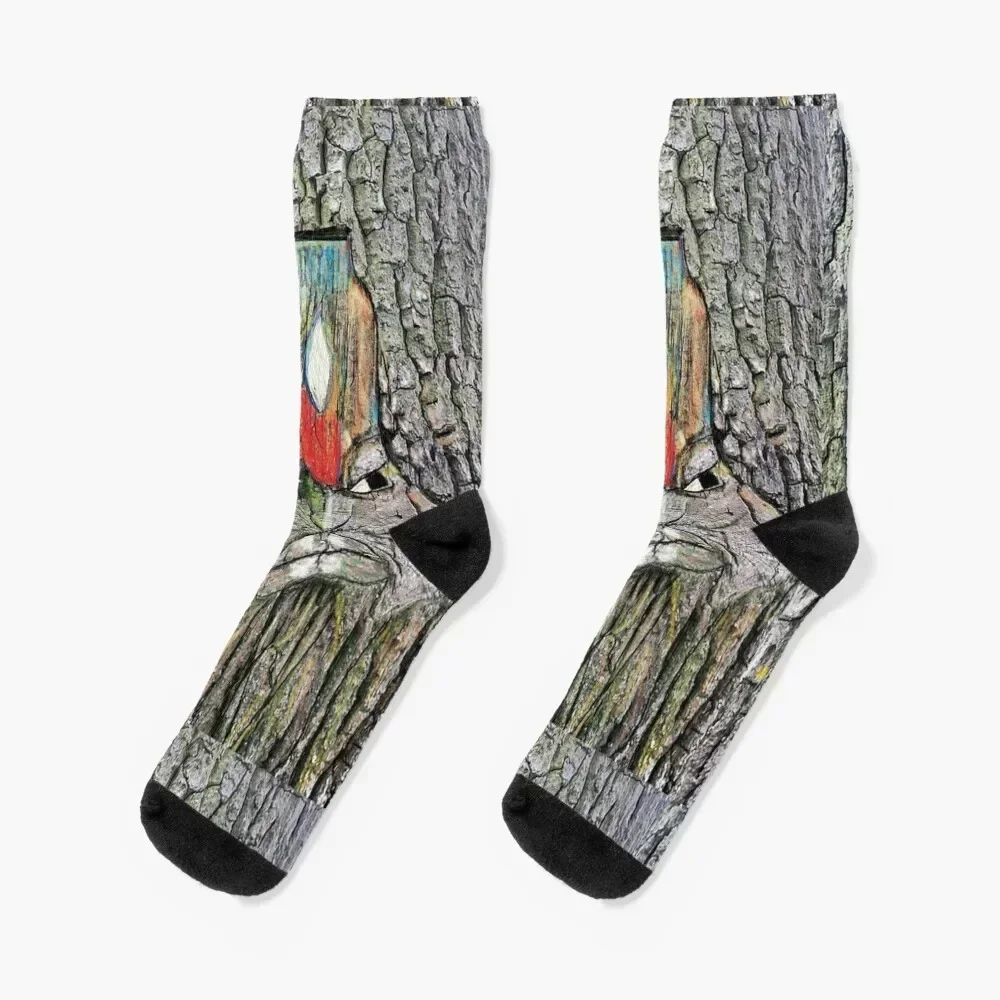 

Tree Dweller In A Fez Socks funny gifts moving stockings Socks For Women Men's