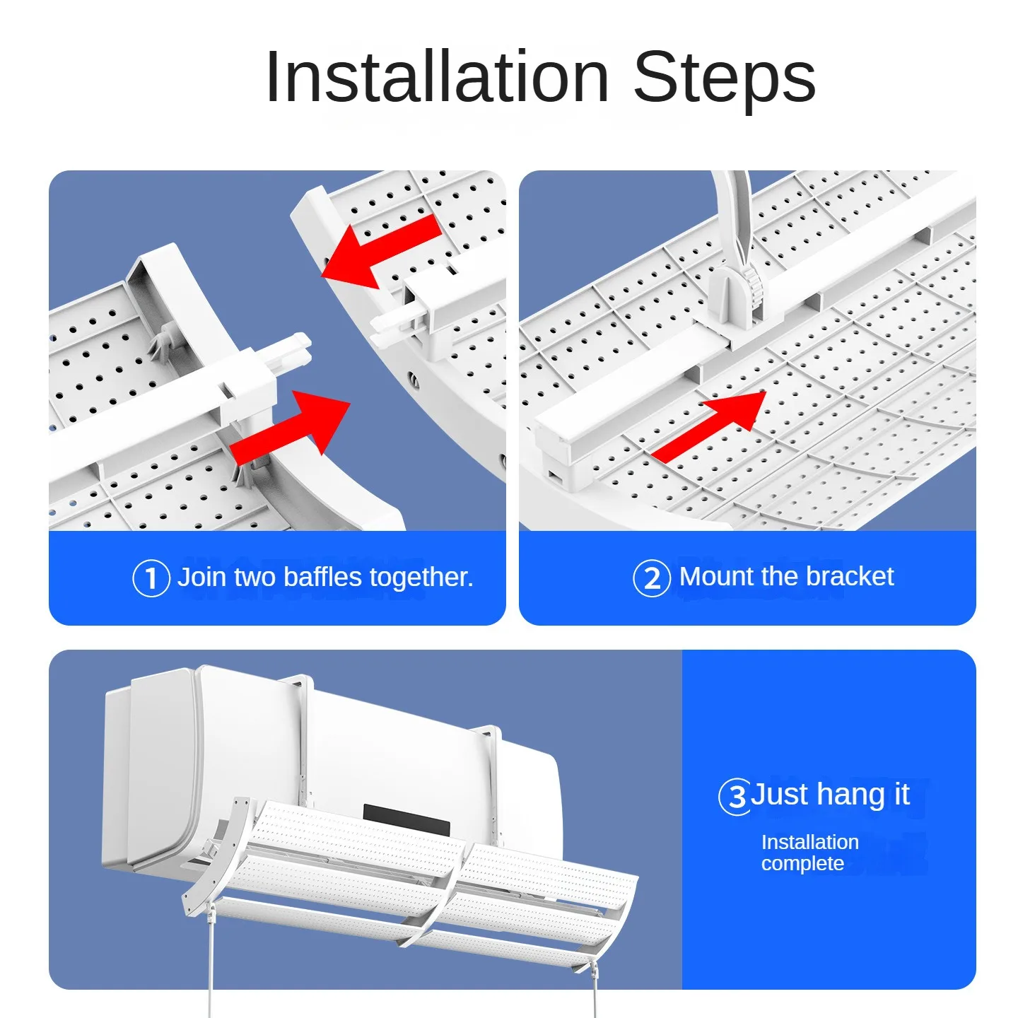 Air Conditioning Windshield 2026 New Anti-Direct Blowing Wall-Mounted Universal Confinement Transfer Wind Deflector Artifact