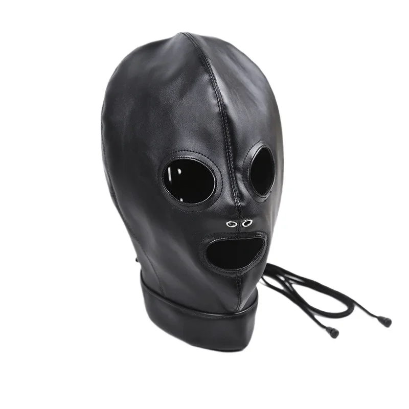 Puppy Mask Restraints Products Leather BDSM Hood Fetish Harness Bondage Erotic Toys Couple Role Play Games For Adults Sexshop