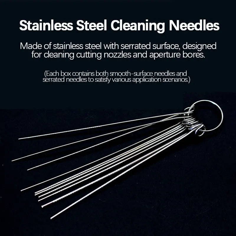 10pcs Windshield Wiper Nozzle Cleaning Needle Set Stainless Steel Extra-Fine Gas Stove Showerhead 3D Printer Nozzle Auto Parts