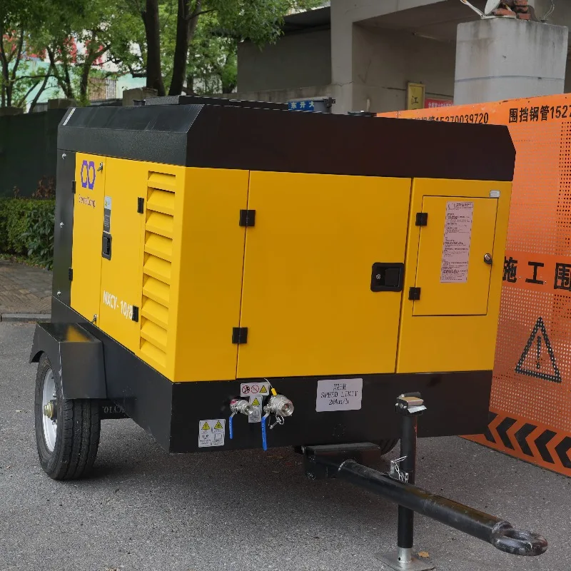 

YG Customized Industry Diesel Engine Air 157kw Compressor Portable Diesel Screw Air Compressor For Mining Water Well Drilling Ri