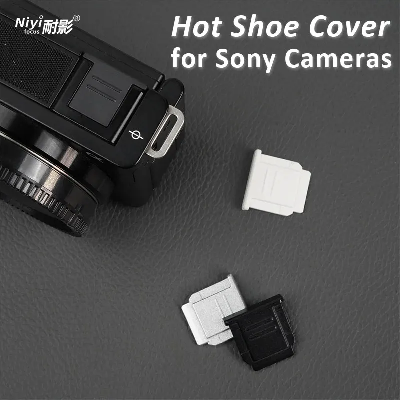 Para cámara Sony cubierta de zapata Protector de zapata fría tapa de montaje de zapata de plástico de Metal para a6400 6600 a7c a7miv a7r a9 universal