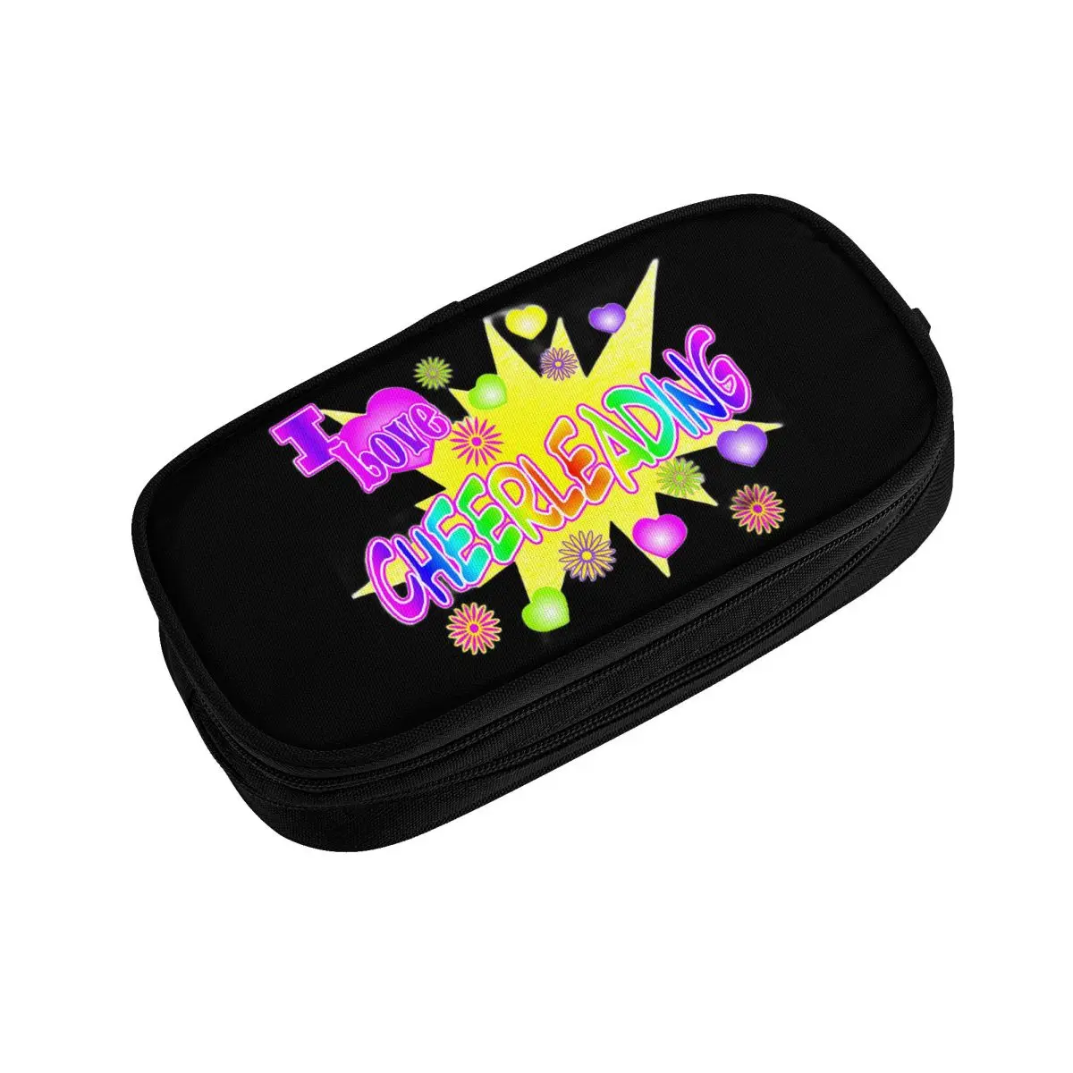 Cheerleading Girl Customized Cute Pencil Case Boys Gilrs Large Storage Pencil Box Students Stationery