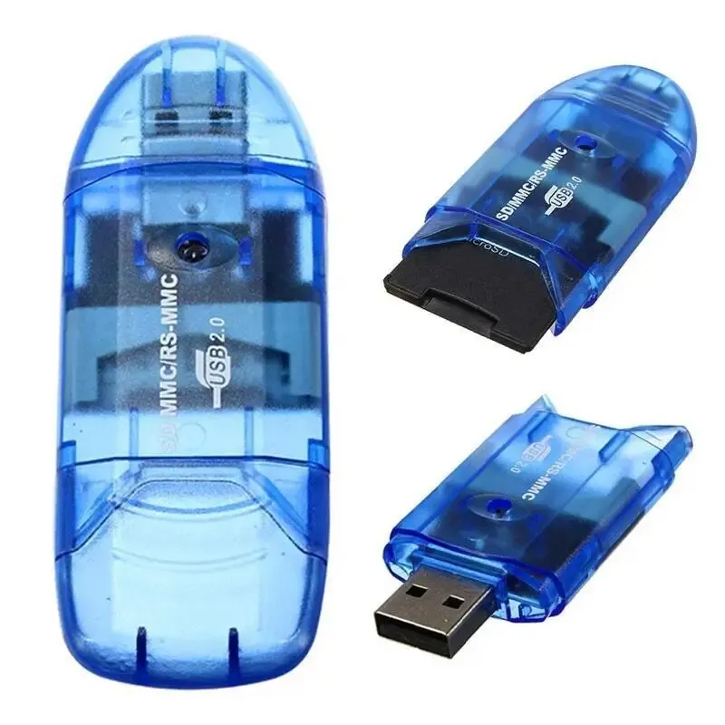 High Speed Mini Micro SD T-Flash TF SDHC USB 2.0 Memory Card Reader Adapter