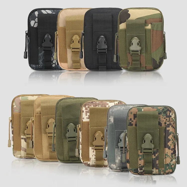 

New Sports Fanny Pack Men's Outdoor Tactical Fanny Pack Camouflage Running Accessories Mobile Phone Hanging Bag