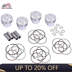 4Pcs 56mm 56.25mm 56.5mm 56.75mm 57mm STD~ +100 Motorbike Engine Piston Rings For Yamaha FZR400 FZR400RR FZR EXUP 400 1989-1994