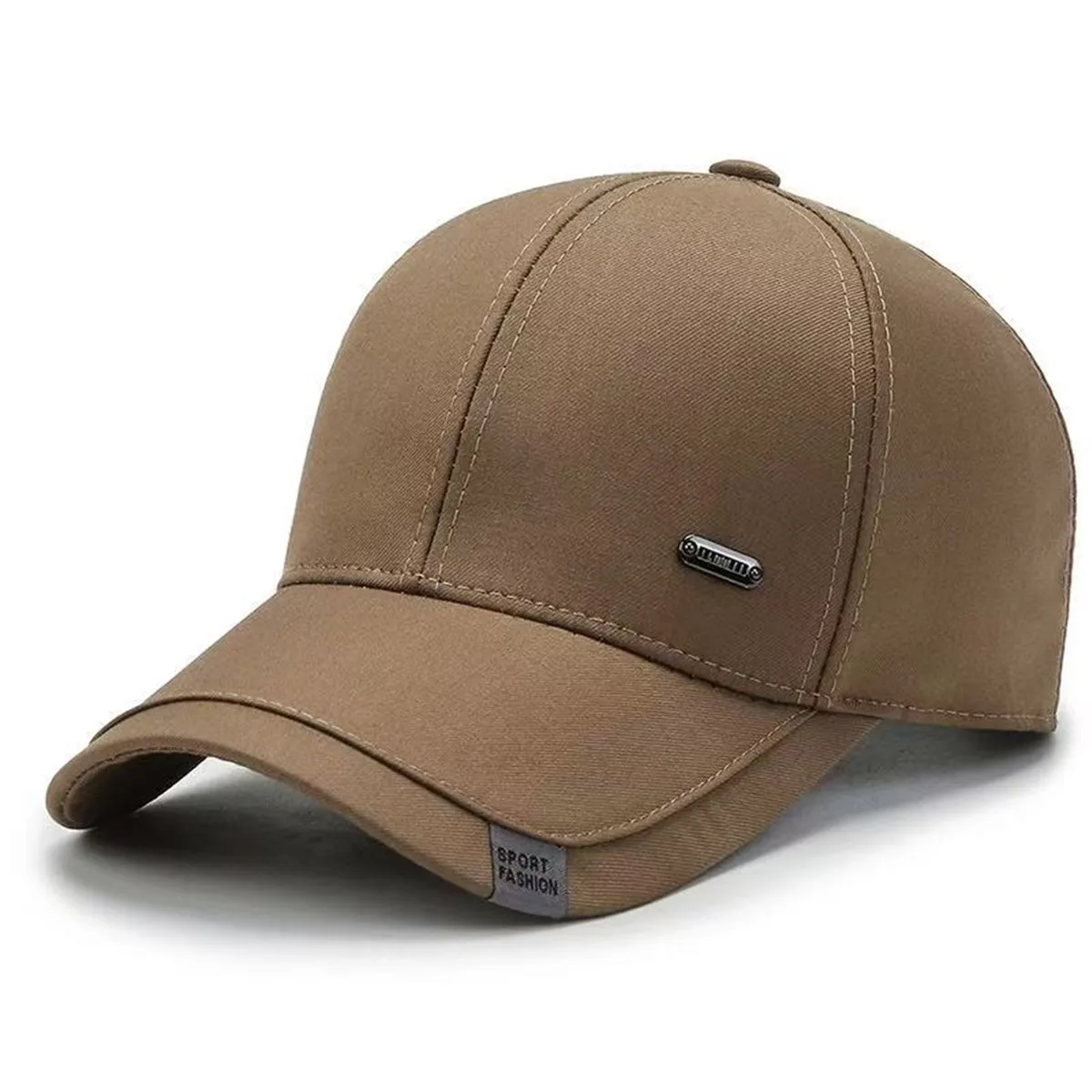 Unisex Kleine Baseballkappen mit Eisenetikett für Frühling und Herbst, Verstellbare Freizeithüte, Sonnenschutzhüte, Sportkappen – Detail 6