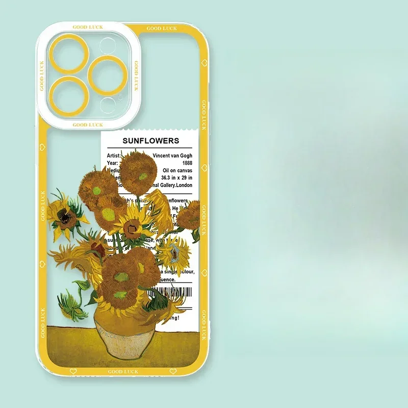 Art Van Gogh Olieverf Telefoon Gevallen Voor Xiaomi Redmi Note 13 12 14 Pro Plus 5G 4G 12S 14C 13C 12C 10C 11 10 10S 11S A2 A1 A3