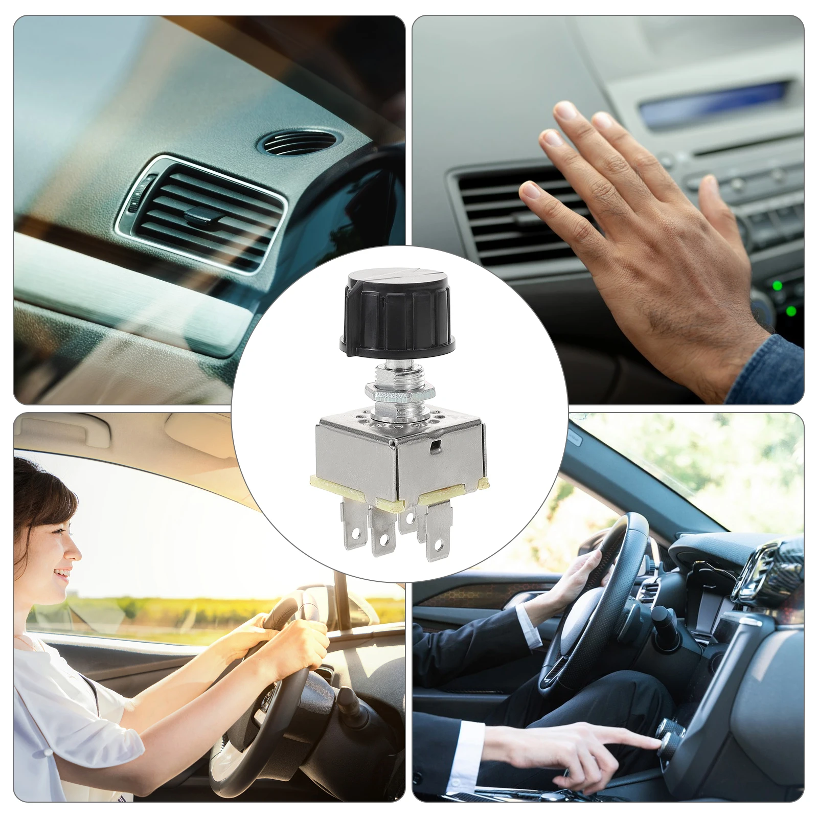 

Air Conditioner Blower Switch Conditioning for Car Automotive Replacement Products Rock and Roll Parts Alloy