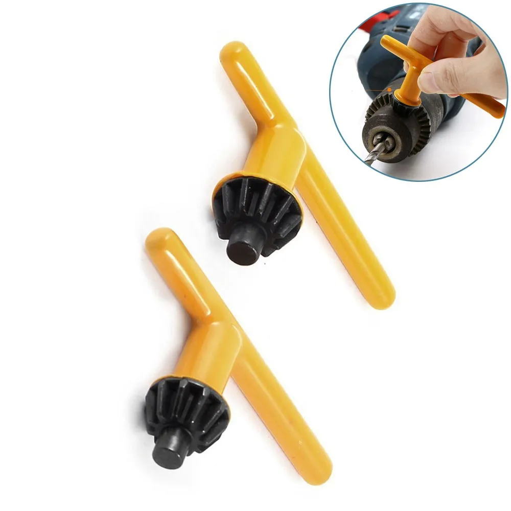 Versatile Chuck Key Set for Electric Drill Clamping Tools 06mm 16mm Bits with Bevel Gears and Ergonomic Design