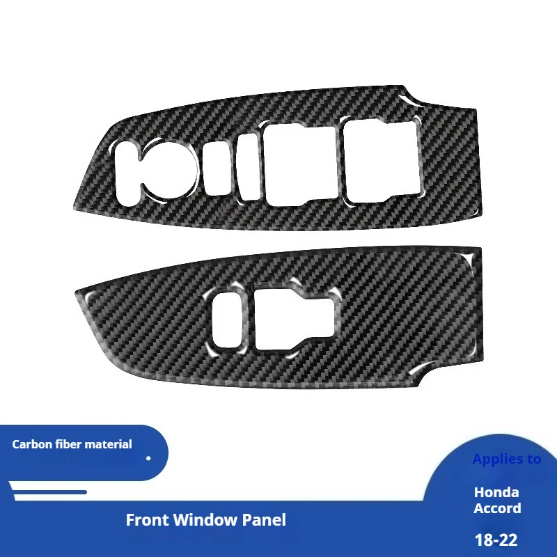 

For 18-21 Accord 10th Generation Car Interior Modification Carbon Fiber Front Window Panel Decorative Sticker