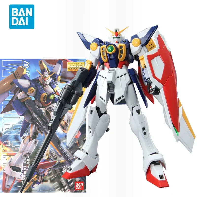 

Оригинальная аниме модель Bandai GUNDAM MG 1/100 WING GUNDAM XXXG-01W фигурка в сборе модель игрушки коллекционные подарки для детей