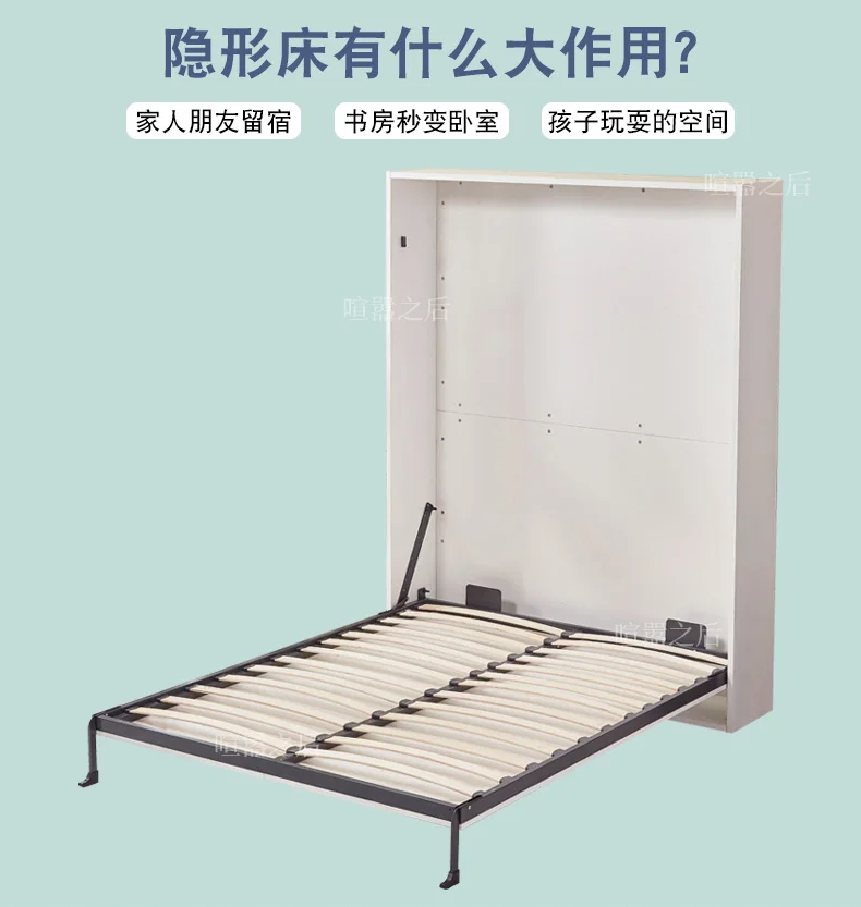 Wall Bed Invisible Bed Accessories Murphy Bed Front Turn Multifunctional Flap Bed Hardware Folding Bed