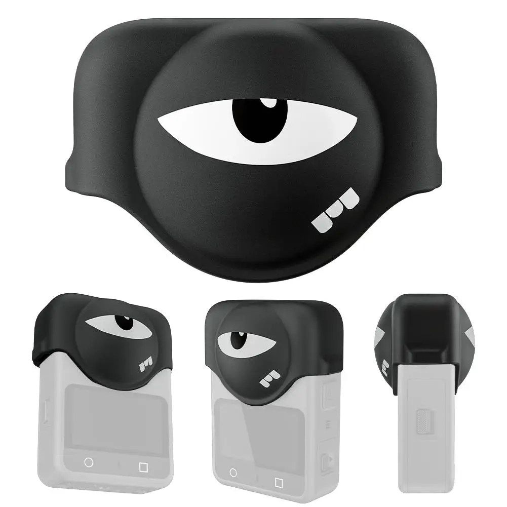 غطاء حماية من السيليكون لـ Dji Osmo 360 ملحقات كاميرا الحركة 360 ملحقات الكاميرا البانورامية غطاء عدسة الكاميرا J9I1
