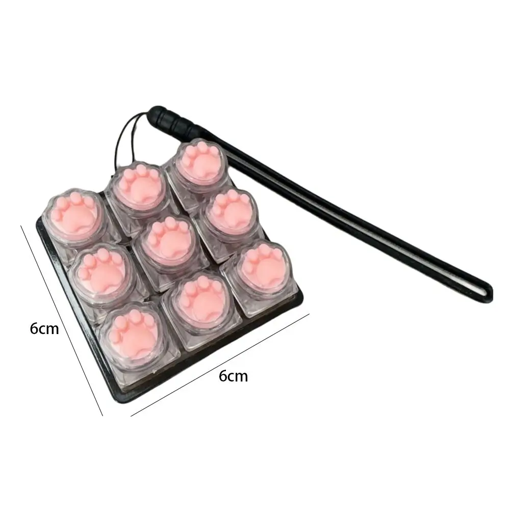 المحمولة 9 مفاتيح تململ المفاتيح مفاتيح زر Keycap لوحة المفاتيح الفرس لعبة DIY بها بنفسك مخلب شكل الفرس لعبة عشاق لوحة المفاتيح #6