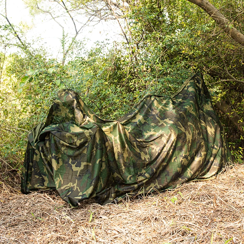 300D Single Camouflage Mesh Fabric Cloth Shade Net Camo-net Garden Home Decoration Fence Outdoor Shade 1.5M Wide Awning Cover