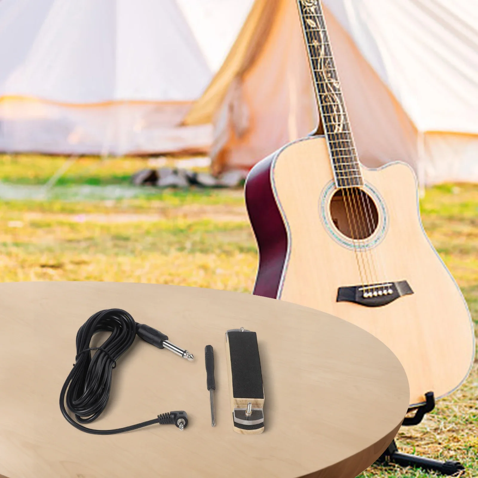 Mm Output Durability Guitar Parts Humbucker Mm Output Steel String Instruments Volume Control Warm And Clear Sound
