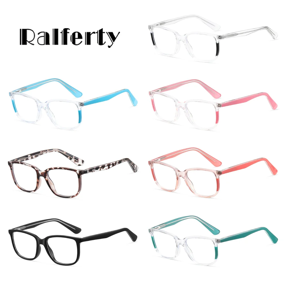 Ralferty 2026 Child TR90 Flexible Square Eyeglasses Kids Myopia Prescription Optical Glasses Frame Anti Blue Girl Boy Eyewear view 6