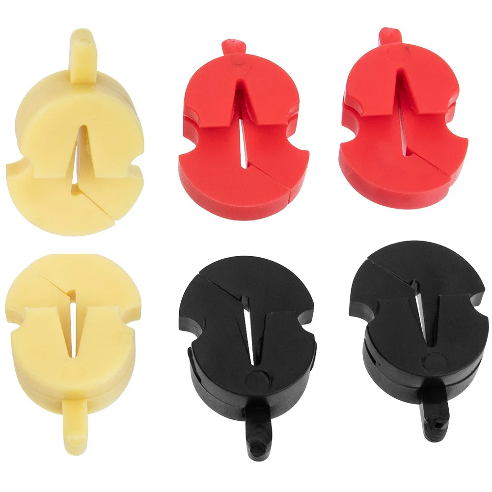

6pcs Violin Rubber Mutes Multicolor Lightweight Durable For Silent Practice Reduction Effect Violin Parts Accessories Musical
