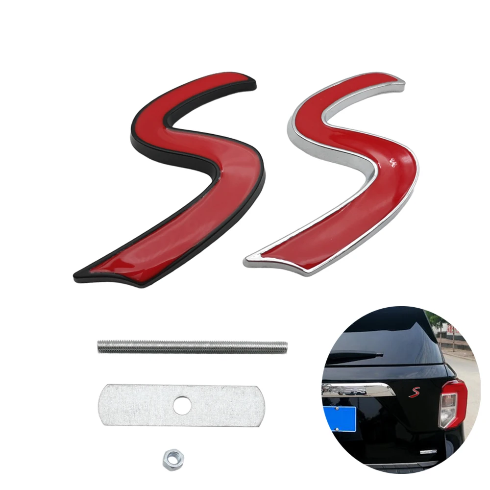 

Горячие 3D металлические буквы, значок на переднюю решетку автомобиля, наклейка S, эмблема, логотип для автомобиля S R56 R53 F56 R50 R52 R57, аксессуары