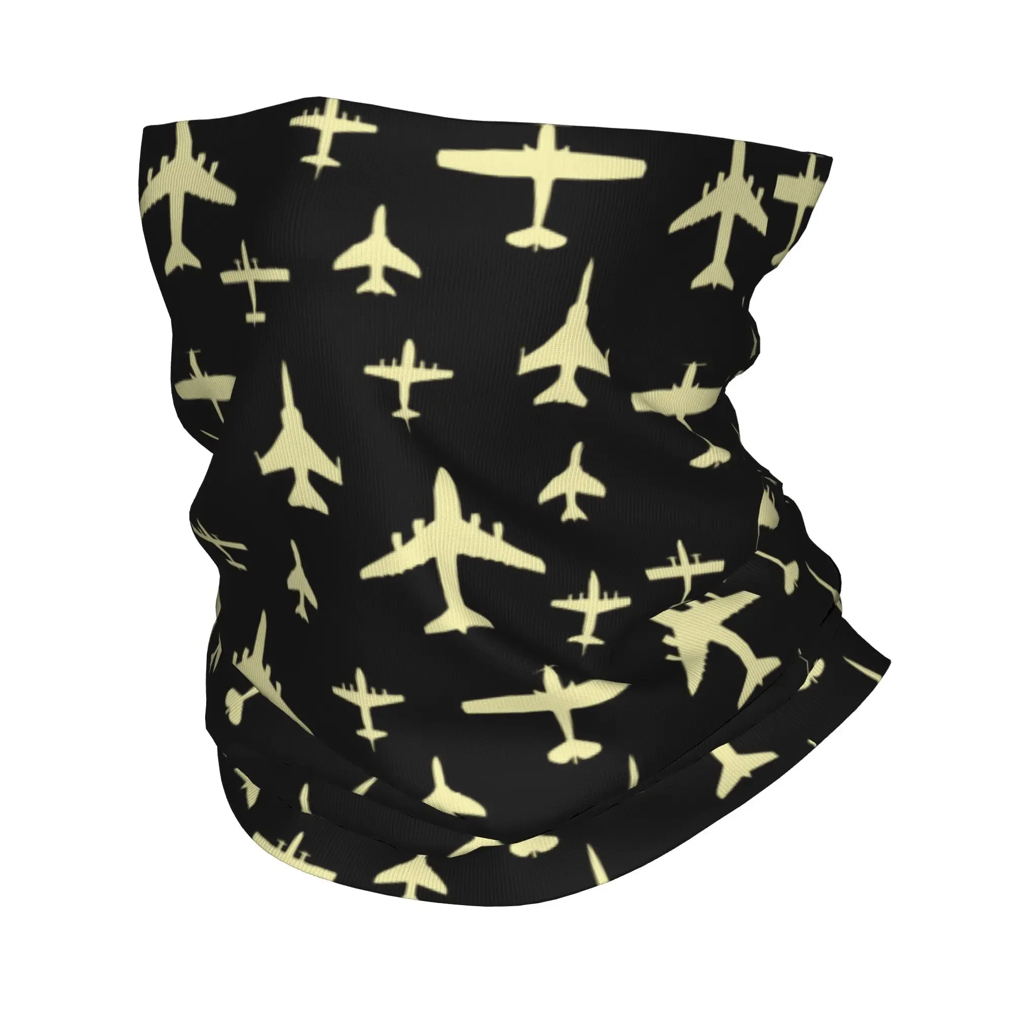 New Pilot Flight Routes Neck Gaiter Women Men UV Protection Winter Air Traffic Controllers Bandana Scarf for Ski