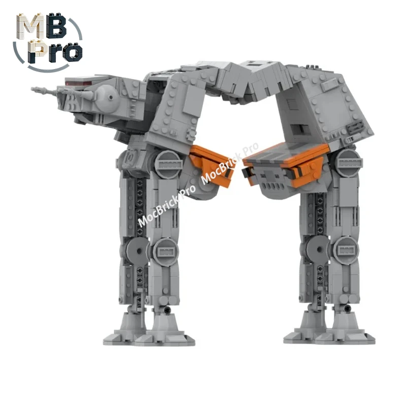 

Foldable Heavy AT Walker Building Blocks Sci fi Tactical Mecha Structure Bricks Leisure Collectible Toy