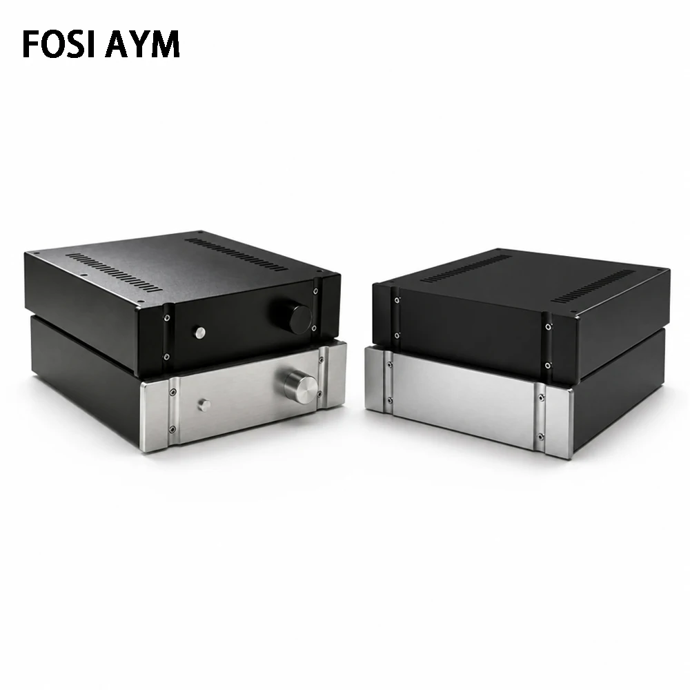 260x70x311mm FOSI AYM Full Aluminum Chassis Preamplifier DAC Headphone Amp Power Amplifier HiFi DIY Audio Enclosure Case