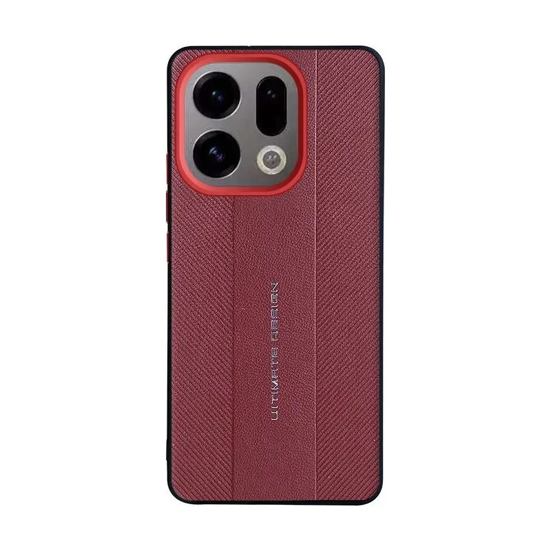 حافظة لهاتف OPPO Find X9 X8 Pro غطاء حماية لعدسة الكاميرا المعدنية من الجلد لهاتف OPPO Find X8 Ultra X8s Shell Bumper Funda #5