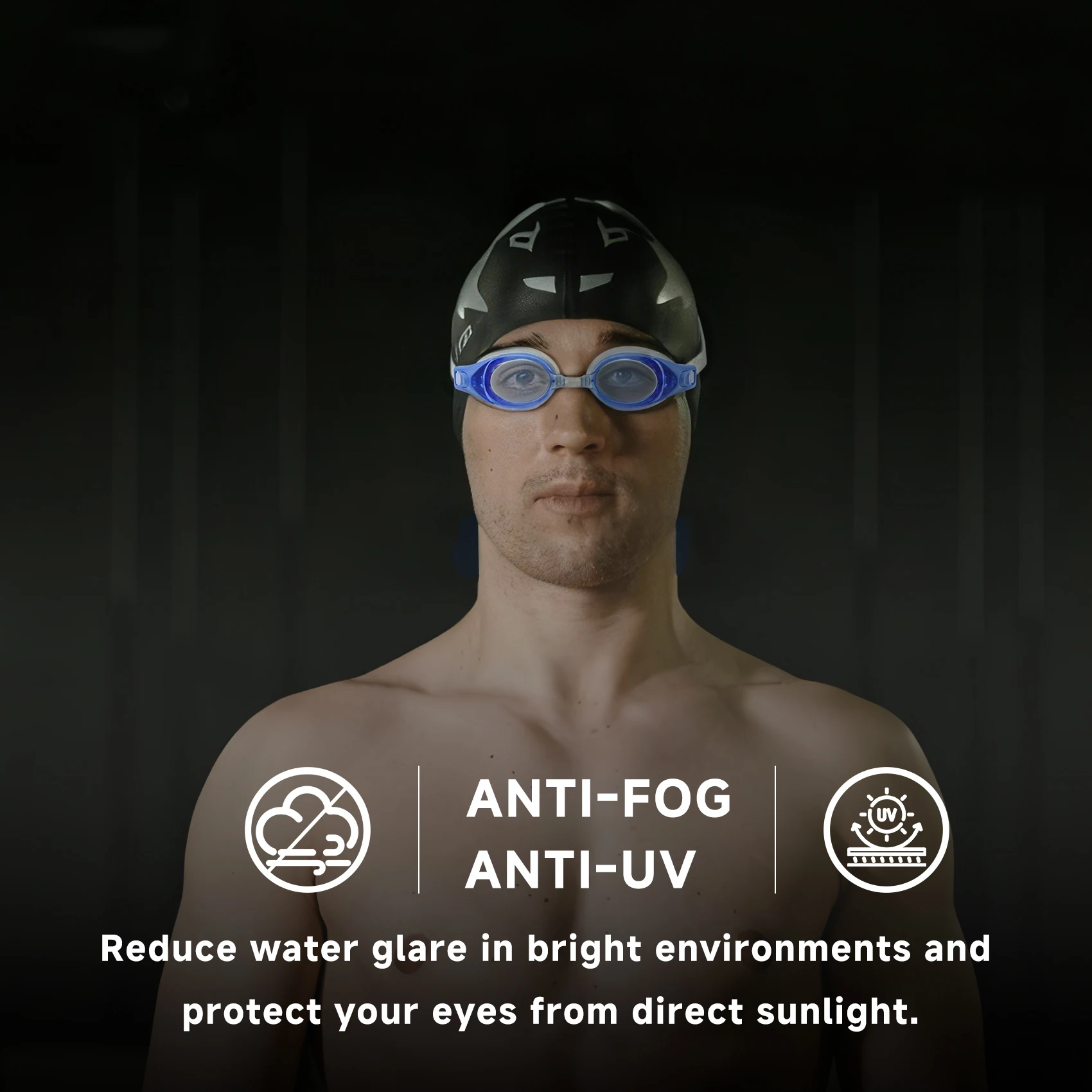 Schwimmbrille für Hyperopie-Myopie – Universelle, verstellbare verschreibungspflichtige Schwimmbrille für Erwachsene, Teenager und Kinder für verschiedene Augen – Detail 19