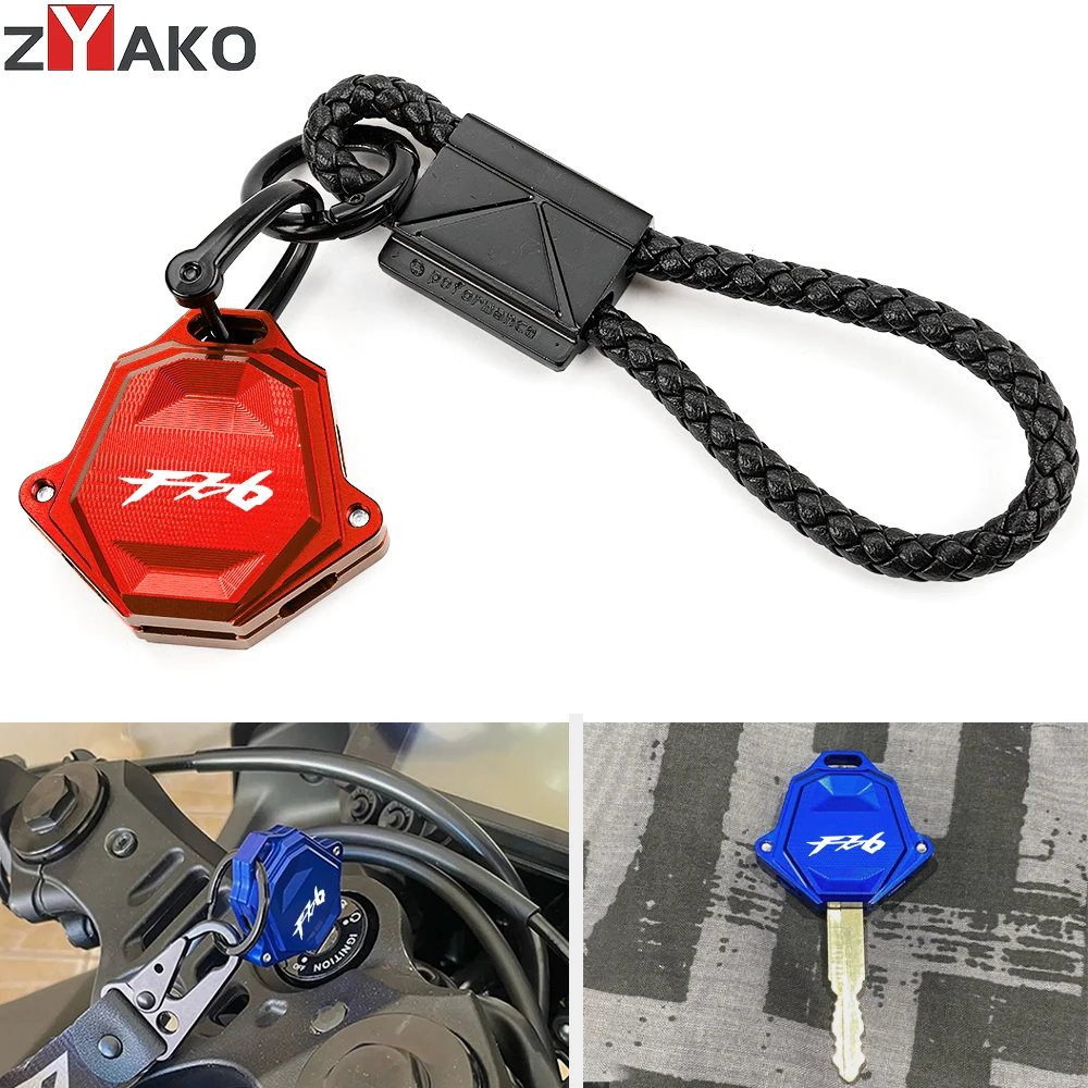 2024 For Yamaha FAZER FZ6 FZ-6 FZ 6 FZ06 FZ6N Motorcycle CNC Key Cover Case Key Shell Keyring Key Chain