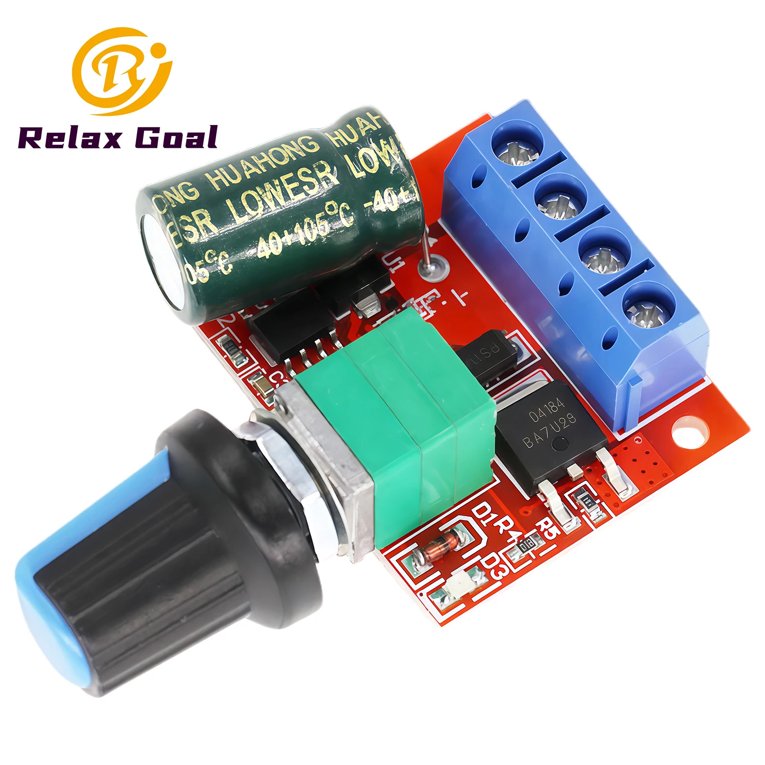 Mini DC Motor Speed Controller Module PWM DC-DC 4.5V-35V 5A 90W 12V Adjustable Speed Regulator Control Governor Switch 24V Board