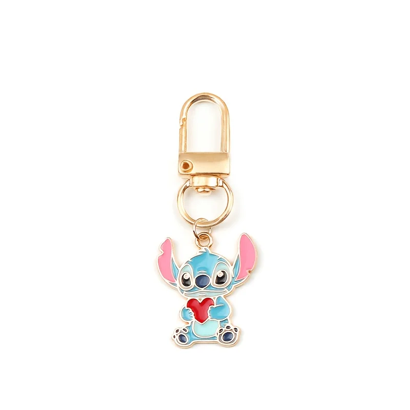 Fotografia 4: Chaveiro 2D Disney Stitch e Winnie the Pooh para Homens, Pingente de Chave, Decoração, Presente, Acessórios para Chaves, Mini Decoração de Chave