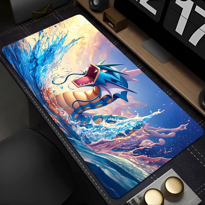

Exquisite Mouse Pad Anime Tablet Varmilo Keyboard Pad Carpet P-Pokemon Gyarados Laptop Gaming Accessories High-Quality Mousepad