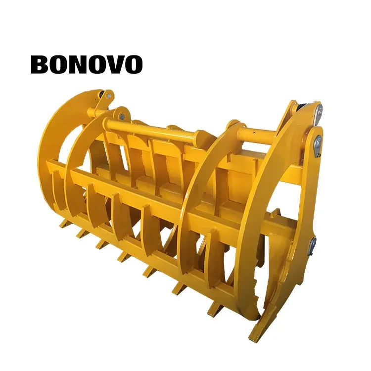 

BONOVO 60" wide skid steer grass grapple for bobcat implements