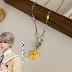 Cosplay Game Love And Deepspace Xavier Pendant Necklace Unisex Cute Star Necklace Clavicular Chain Vogue Jewelry Accessory Gift